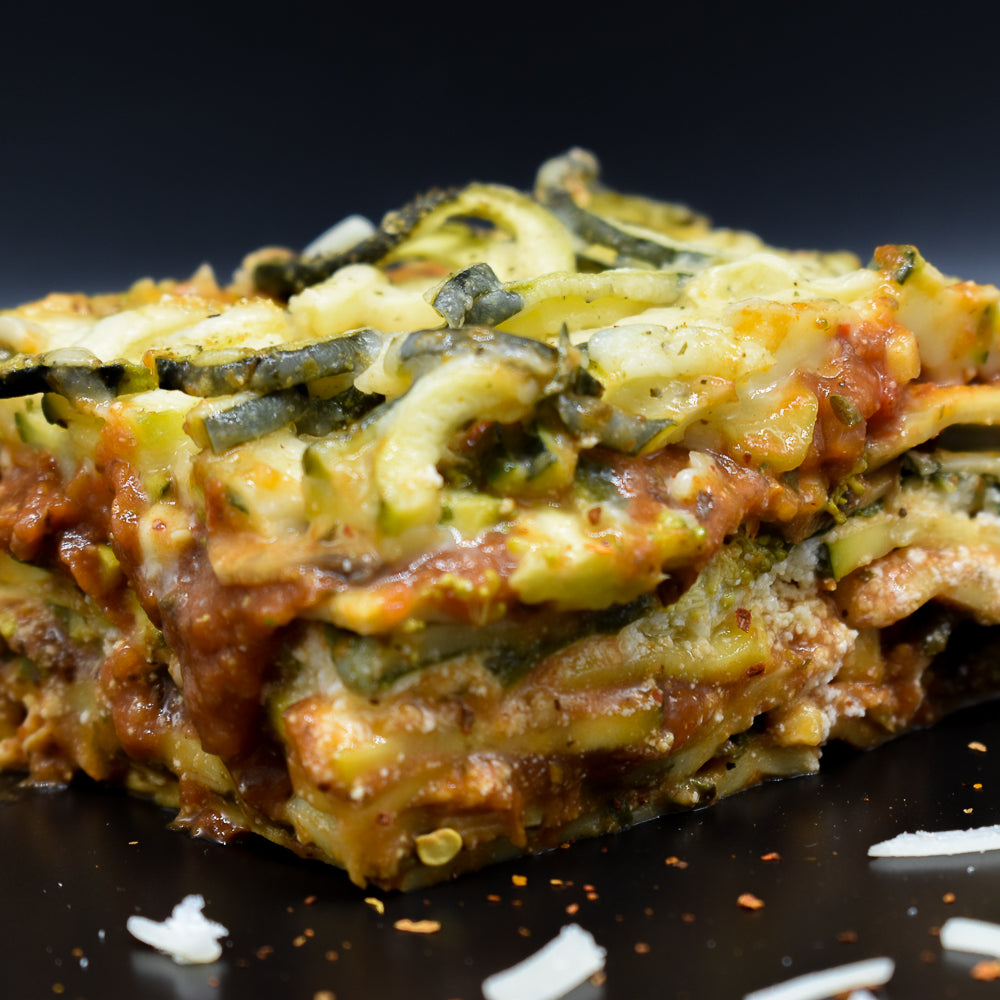 Turkey Spinach Mushroom Lasagna