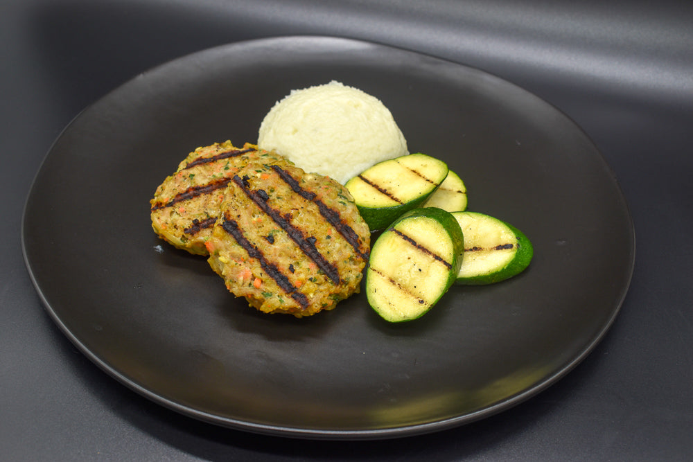 Low Carb Slide Me Those Turkey Burgers w/ Cauliflower Mash (GF)