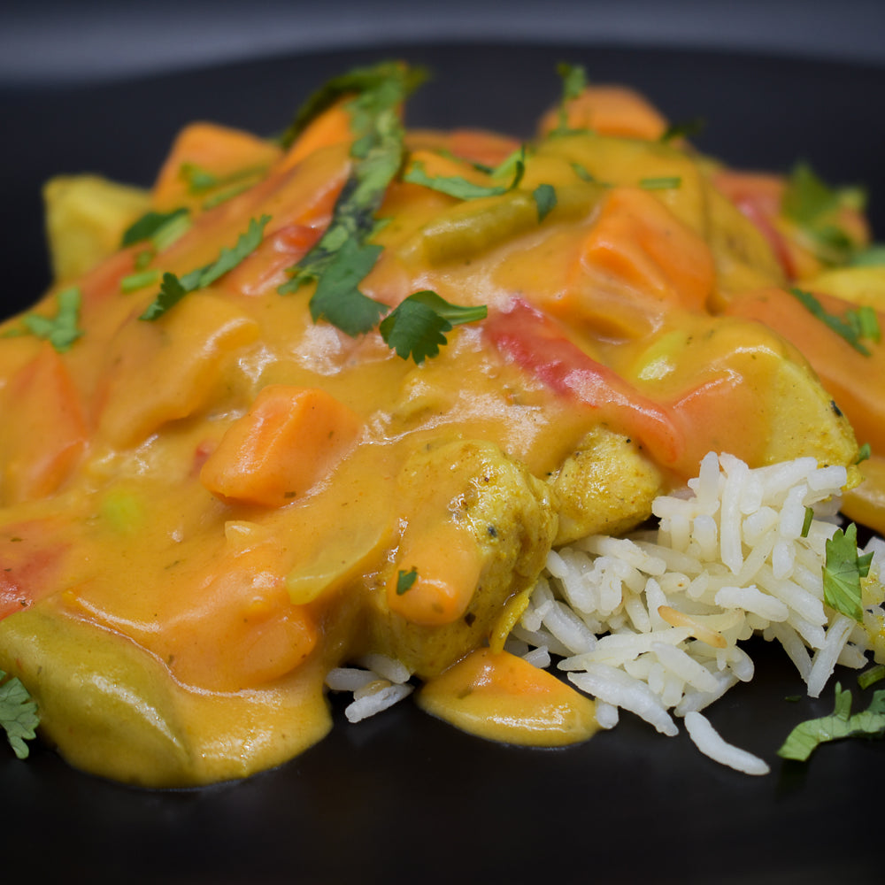 Gluten Free Chicken Veggie Coconut Curry